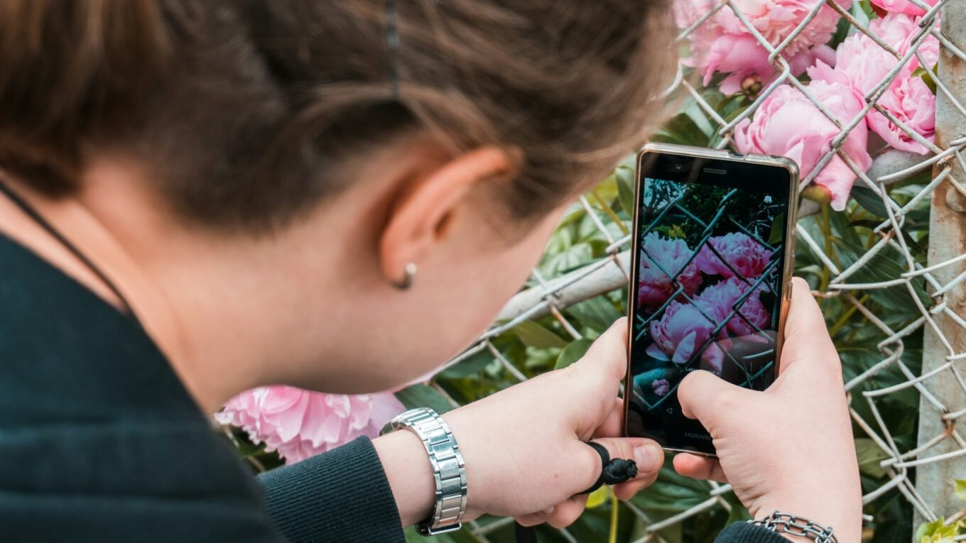 Rede sociais e flores